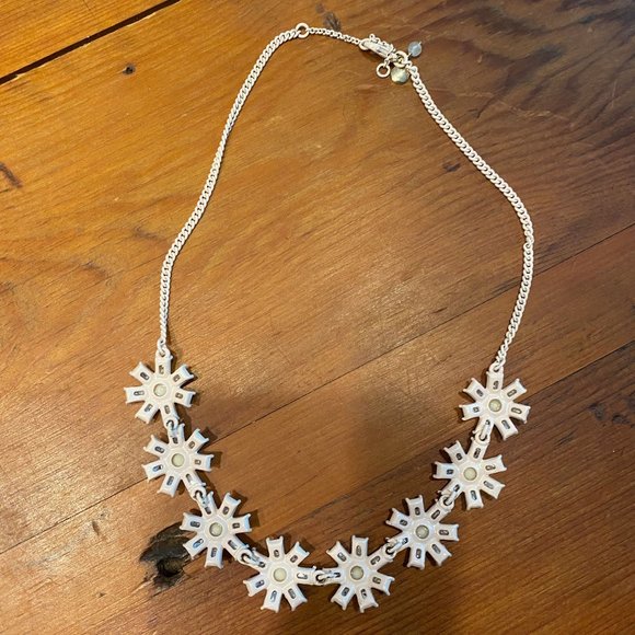 CREWCUTS BY J. CREW PINK & IRIDESCENT CRYSTAL STATEMENT NECKLACE NWOT - Picture 10 of 11